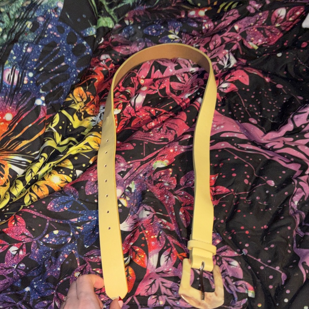 Target Women's Vibrant Yellow Belt